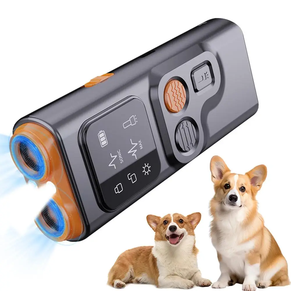 Dog Repeller Tools High-Power Dog Anti Bark Deterrent LED 3 Trainer with Control 1 in Handheld Bark 1005007808910345