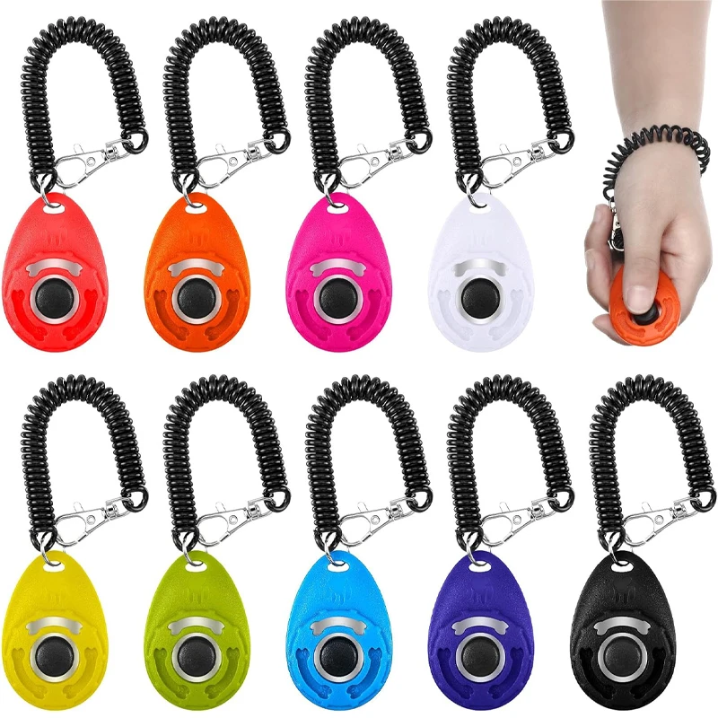 Dog Training Clicker Pet Cat Dog Click Trainer Easy to Use for Cat Puppy Birds Horses Aid 1005007941186733