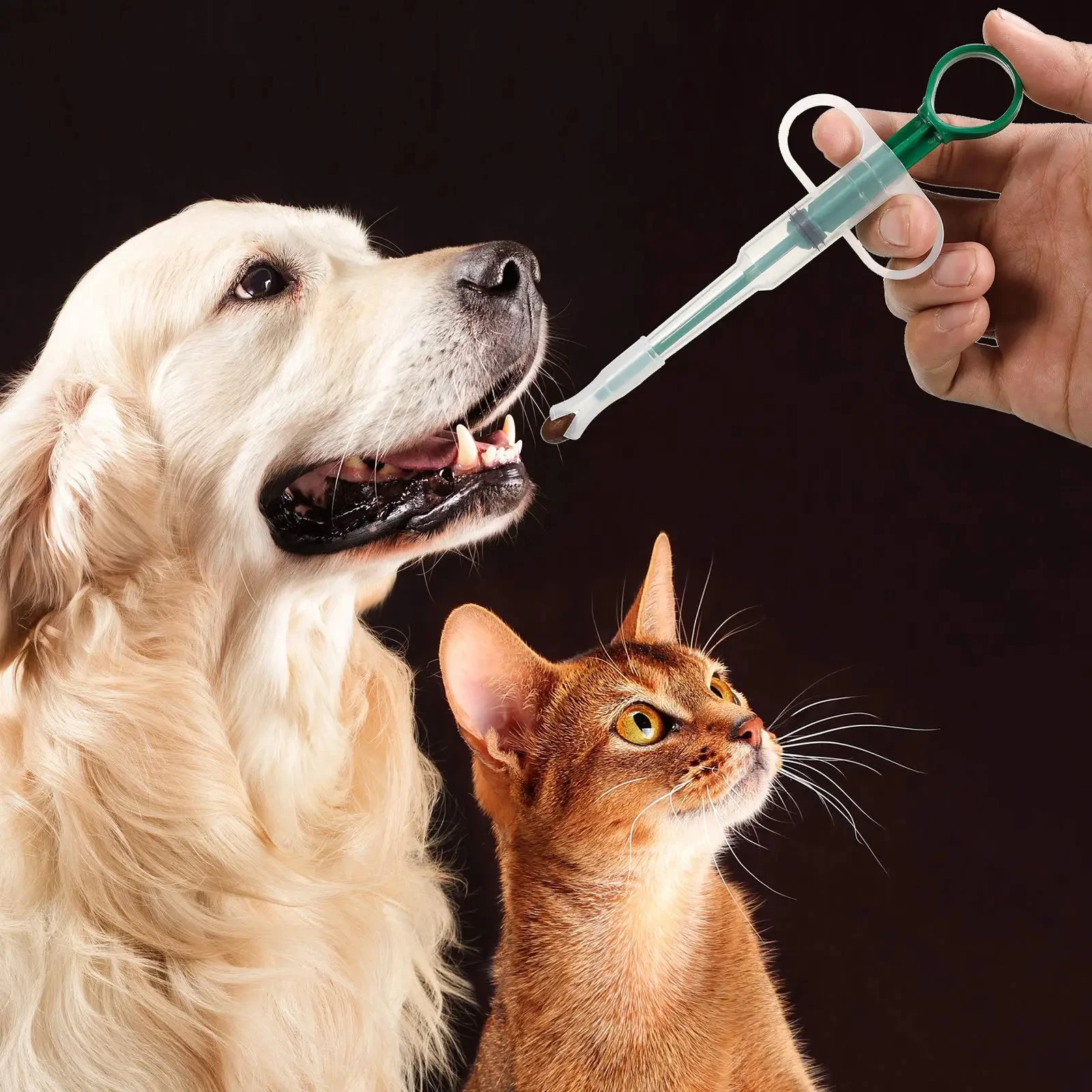 Pet Medication Dispenser, Pressing Feeding Stick for Cats and Dogs, Eating Pills, Pills 1005008021699226