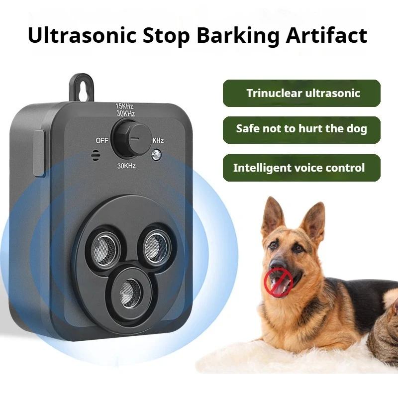 Anti Barking Device with 3 Ultrasonic Level Automatic Bark Stopper Dog Barking Deterrent Tool 1005008096012006