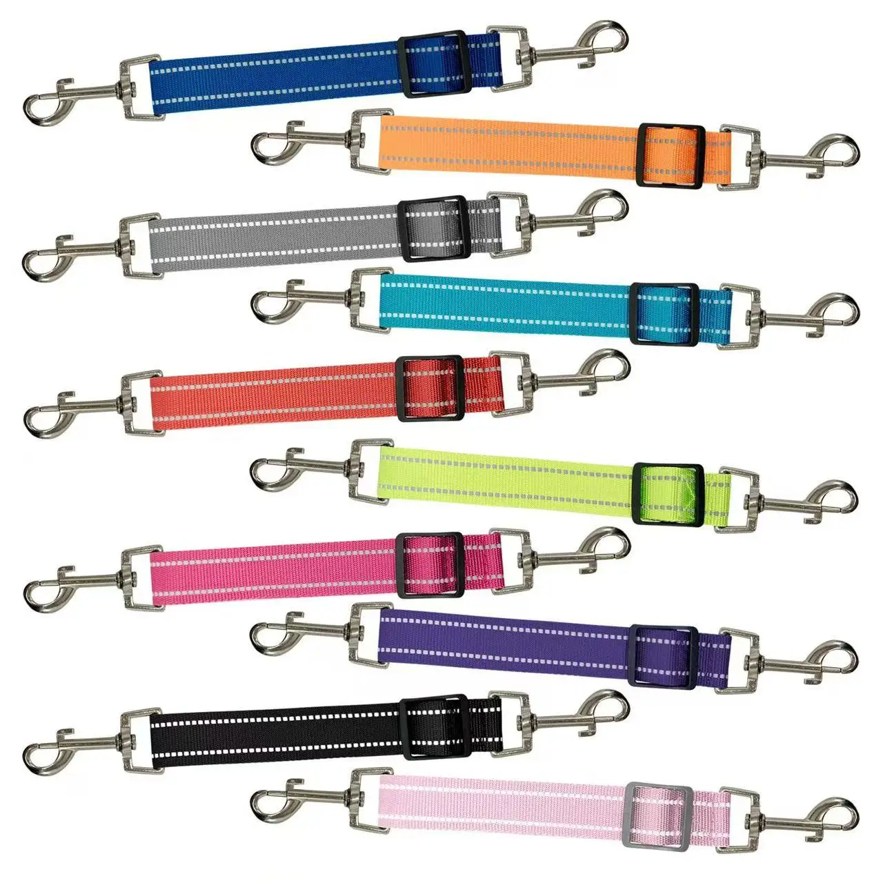 Reflective Dog Safety Collar Clip, Heavy Duty Polyamide Leash Attachment with 360° Swivel 1005008186003692