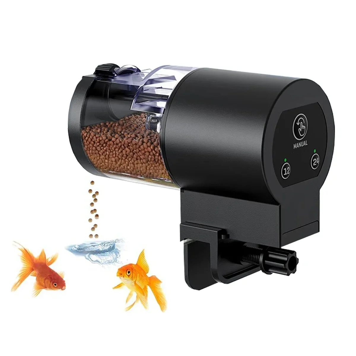 Automatic Fish Feeder for Aquarium, 100ml Capacity Auto Fish Feeders Easy to Set Up with Battery 1005008220799245