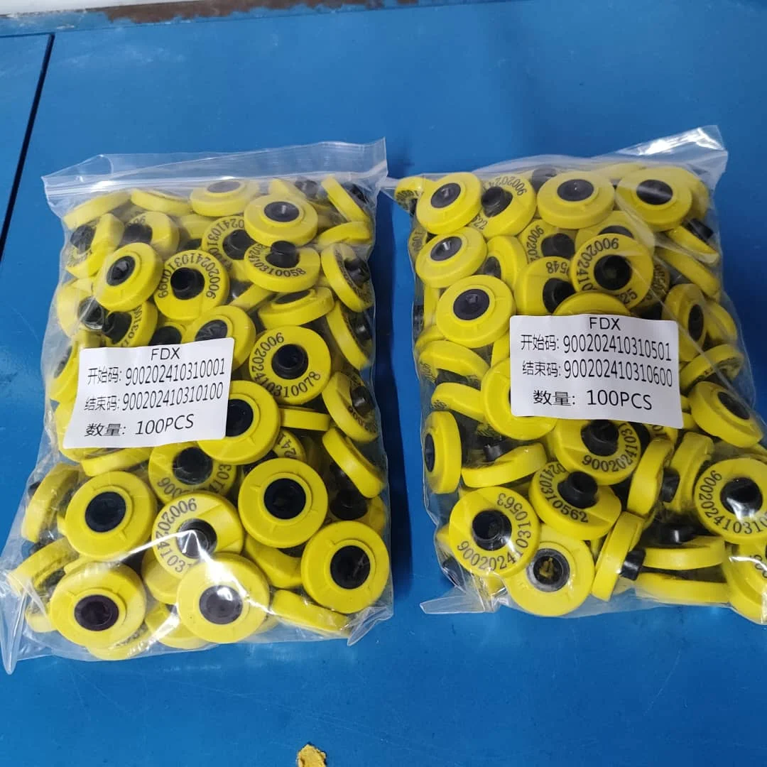 Czstar 100pcs Rfid Ear Tag 134.2khz EM4305 ISO 11784 11785 Animal Rfid Tag for Cattle Sheep Goat 1005008311315455