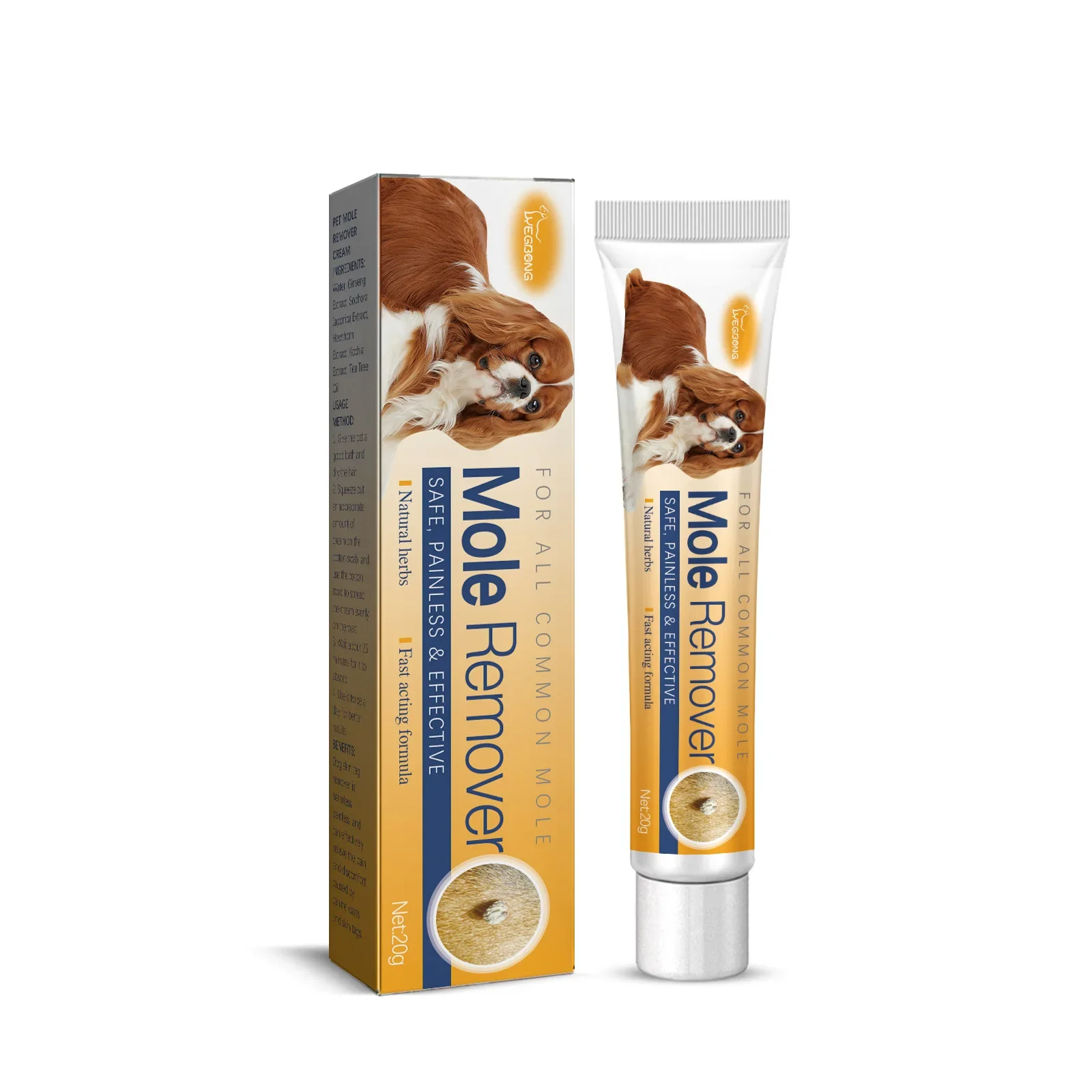 Dog Wart Remover Cream Anti Moles Painless Stain Spot Papillomas Removal Wipe Off Tags (20g) 1005008460896358