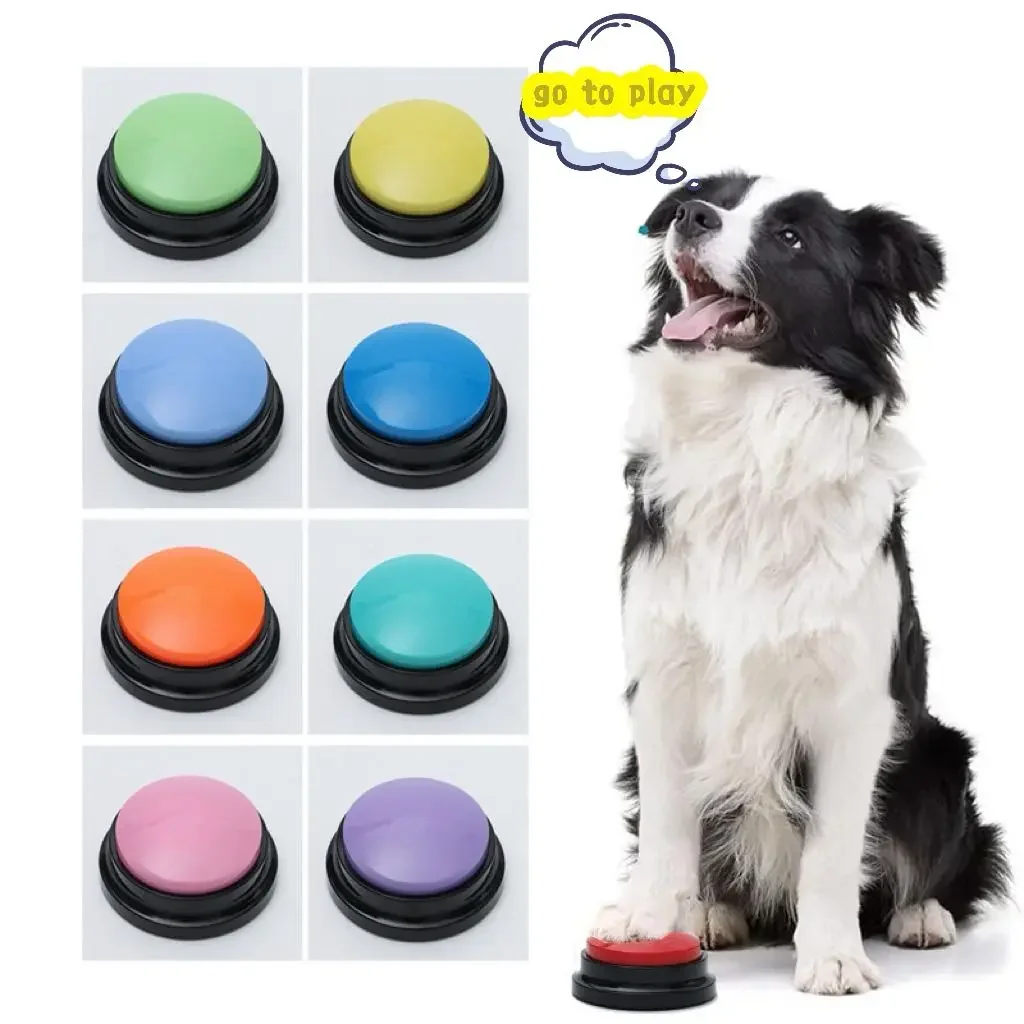 Dog Communication Buttons Voice Recording Button for Pet Training Buzzer Record Playback Funny Gift 1005008478480505