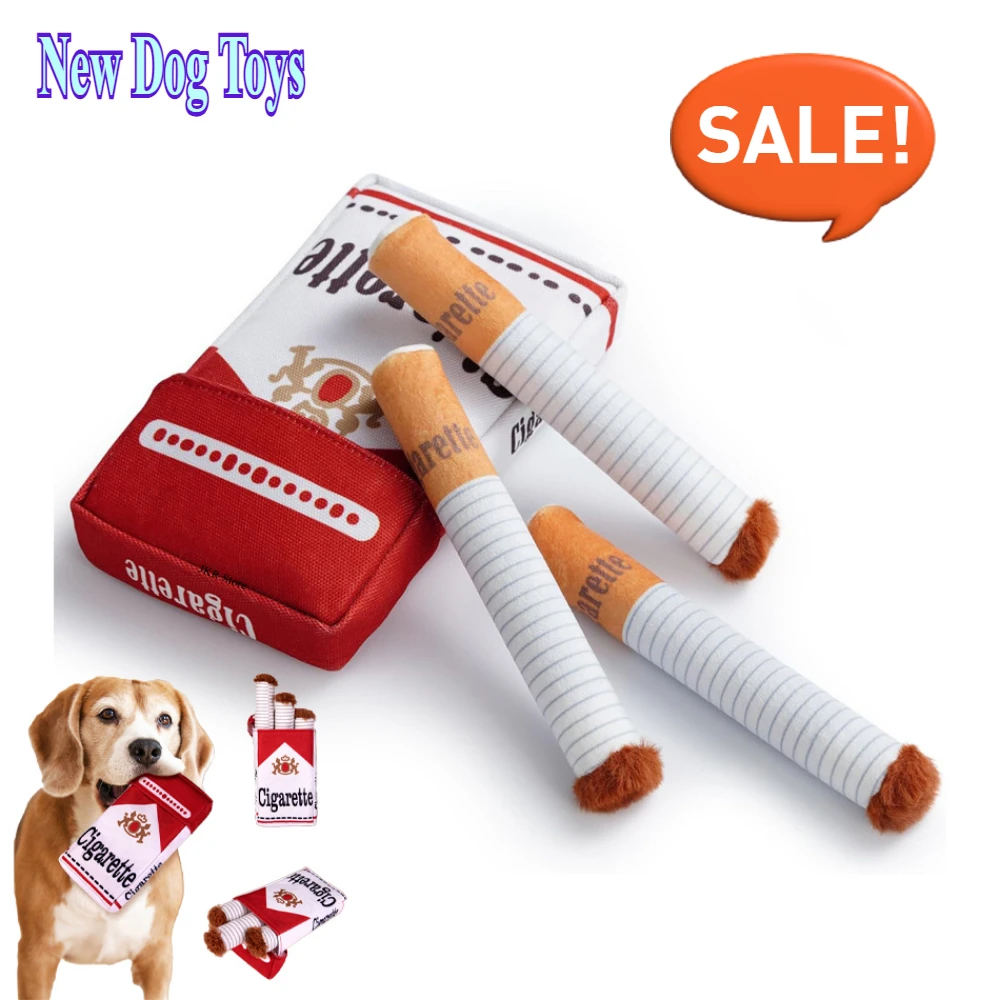 Funny Interactive Plush Dog Toys Creatives Cigarette Design Giggling Chewing Toy for the Perfect 1005008638609664