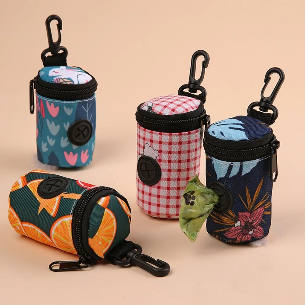 Hangable Dog Poop Bag Dispenser Zipper Portable Waste Bag Holder Dogs Walking Accessory Cute 1005008826924897