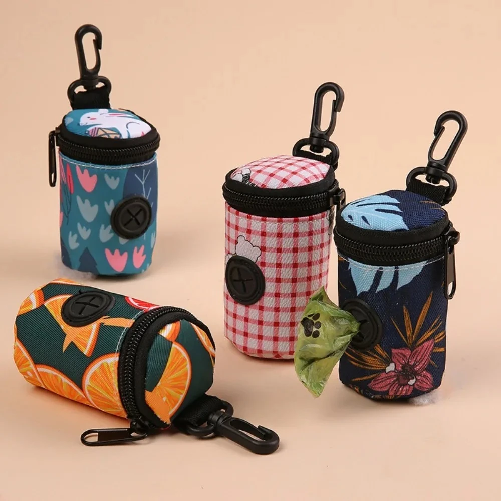 Hangable Dog Poop Bag Dispenser Zipper Dogs Walking Accessory Waste Bag Holder Portable Cute 1005008829664056