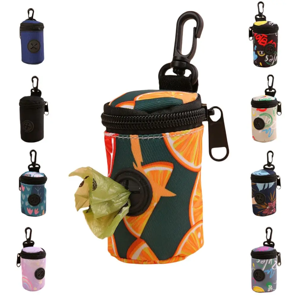 Hangable Dog Poop Bag Dispenser Portable Dogs Walking Accessory Waste Holder Cute Zipper Garbage 1005008927398086
