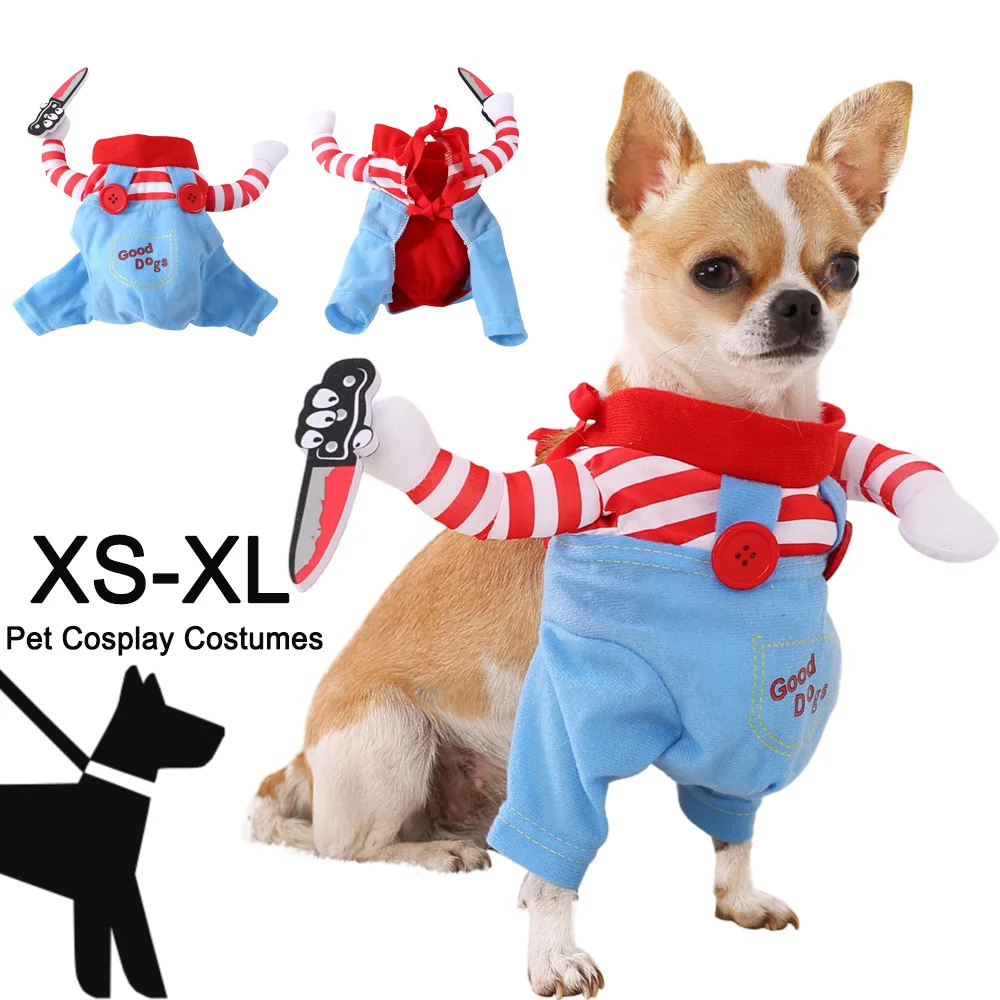 Dog Clothes for Small Medium Dogs Cats Christmas Funny Puppy Dressed Up Cosplay Costumes Chihuahua 1005008960379830