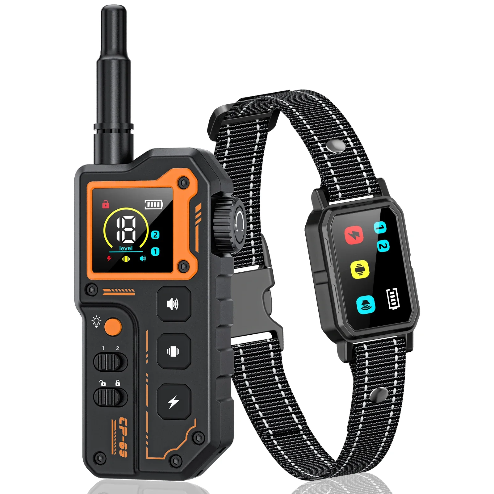3300Ft Electric Dog Training Collar Remote Control IPX7 Waterproof Rechargeable Bark for All Size 1005008991755178