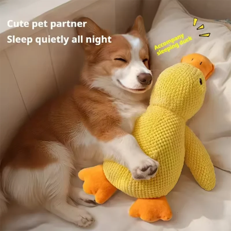 Cute Dog Toy Stomping Duck Bite Resistant Grinding Teeth Cleaning Large Dog Interactive 1005009003108600