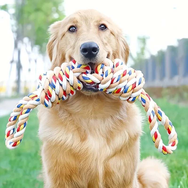 Durable Teeth-Cleaning Rope Toy for Dogs (45cm) 1005009066000663