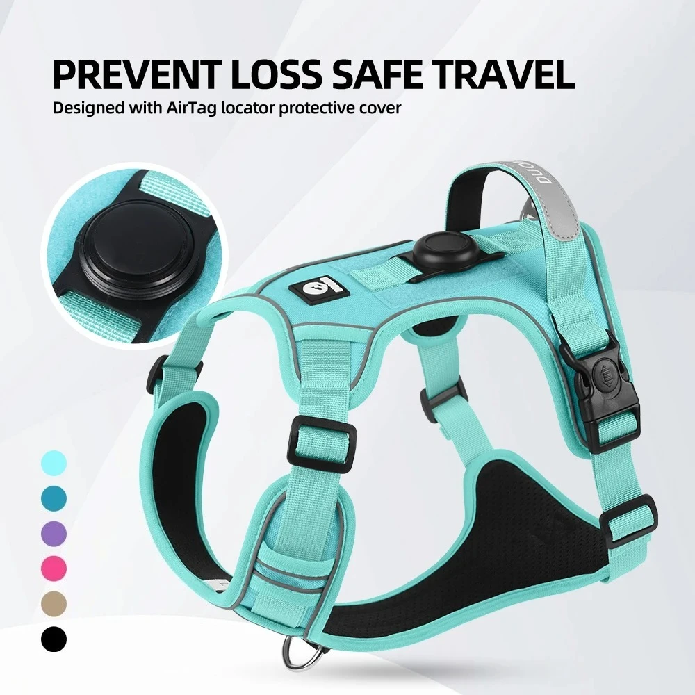 Anti Pull Dog Harness for Large Medium Dogs Reflective Escape Proof Tracker Chest Strap Breathable 1005009089426180