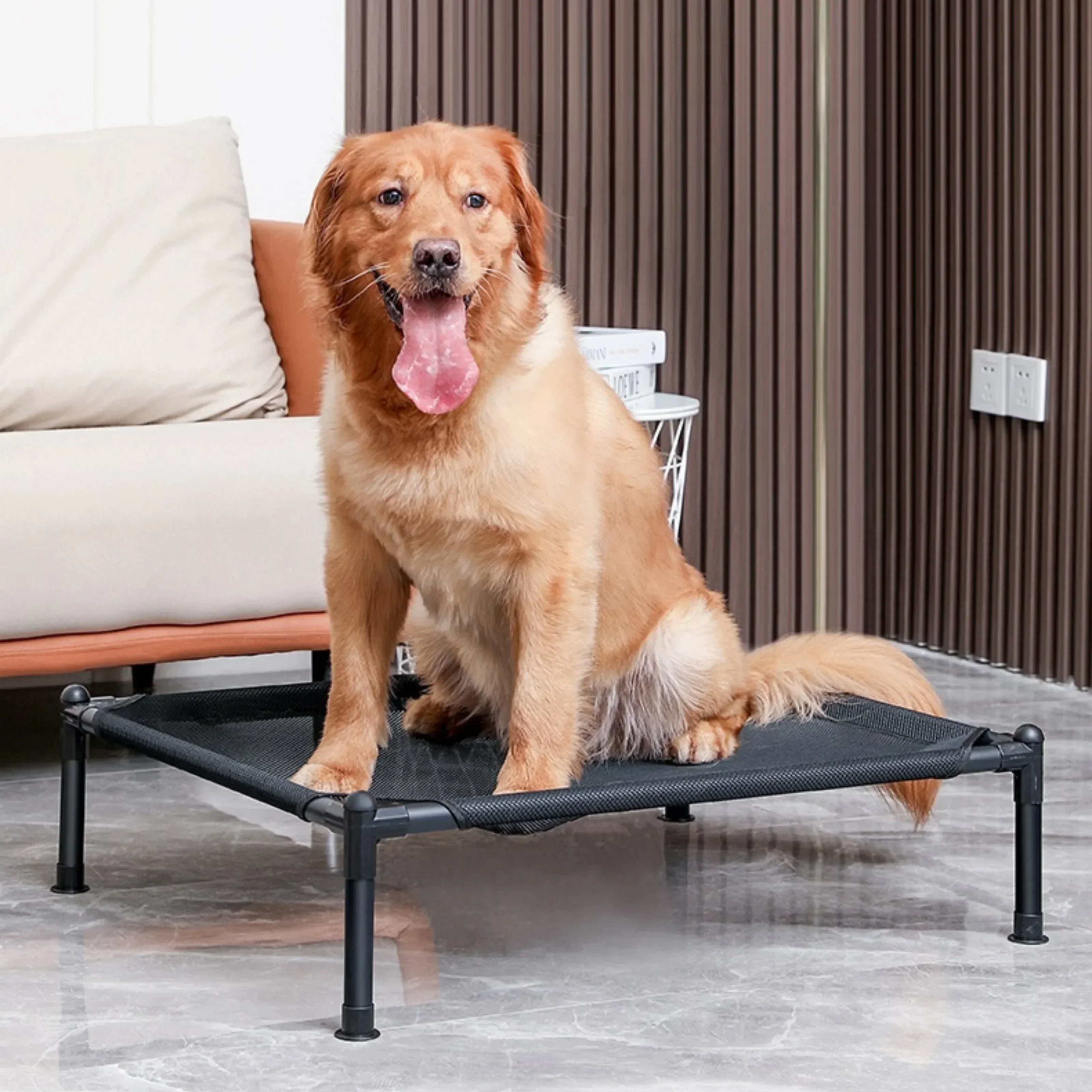 Elevated Pet Bed Dog Cat Folding Camping House Portable Removable Washable Four Seasons Cats Kennel 1005009094443980