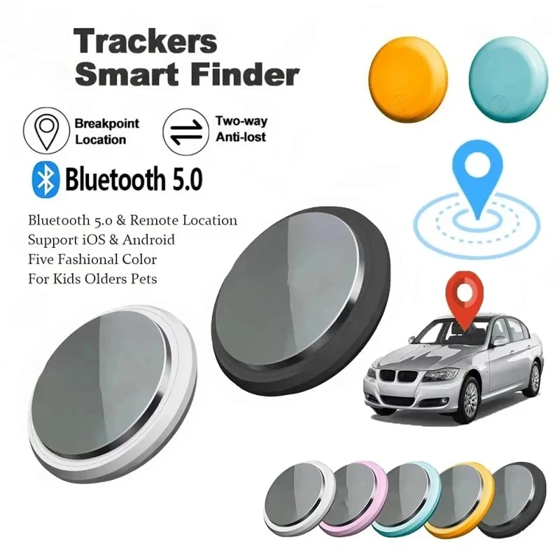 New GPS Tracker Smart Anti-Lost Reminder Device Car Bluetooth for Apple Android Finder Air Tag 1005009102324418
