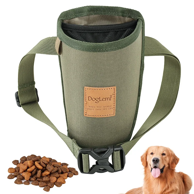 Portable Dog Snack Pocket Outdoor Walking Bag Pet Waist Pack Storage Pouch Puppy Training 1005009108704349