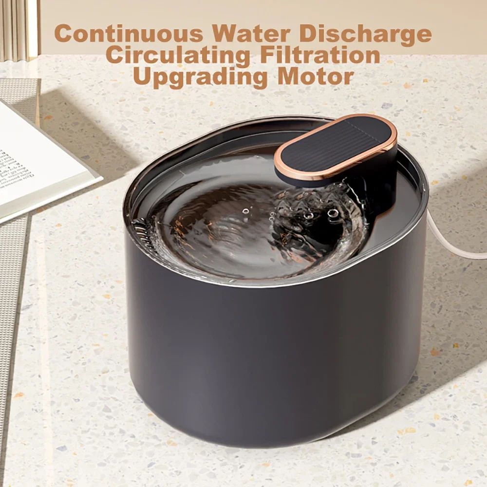 Pet Automatic Water Fountain with LED Light Ultra Silent Pet Drinking USB Cats (3L) 1005009128516928