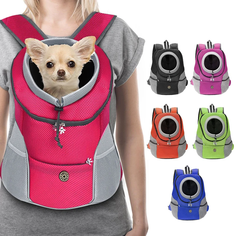 Pet Dog Carrier Bag for Dogs Backpack Out Double Shoulder Portable Travel Outdoor Set 1005009131166286