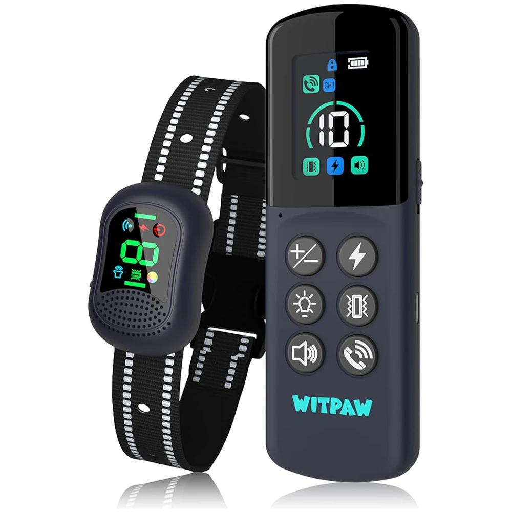 Dog Training Collar Waterproof Rechargeable Remote Control Pet with LCD Display for All Size Shock 1005009155115787