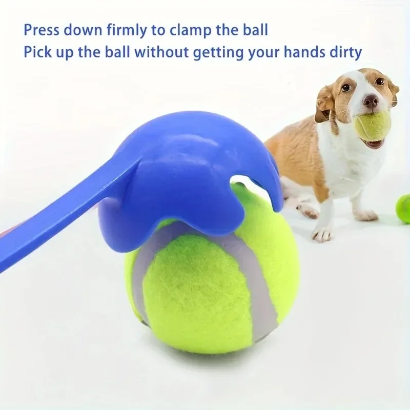 Pet Tennis Ball Launcher Set Outdoor Dog Training Toy Fetch Play Durable Ergonomic Handle 1005009195502019