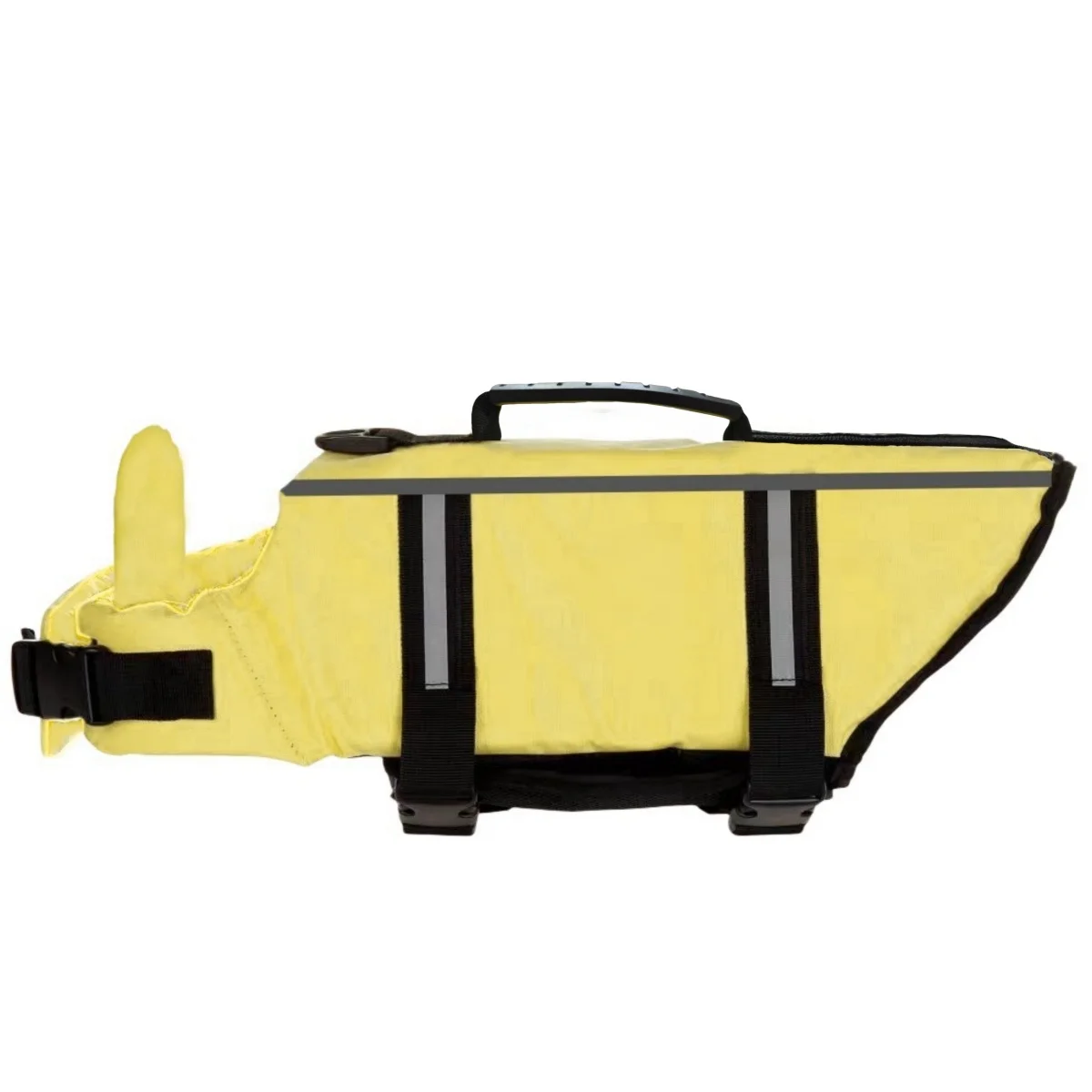 Outdoor Dog Yellow Life Jacket, High Buoyancy Swim Vest with Rescue Handle (1 Piece) 1005009203812279