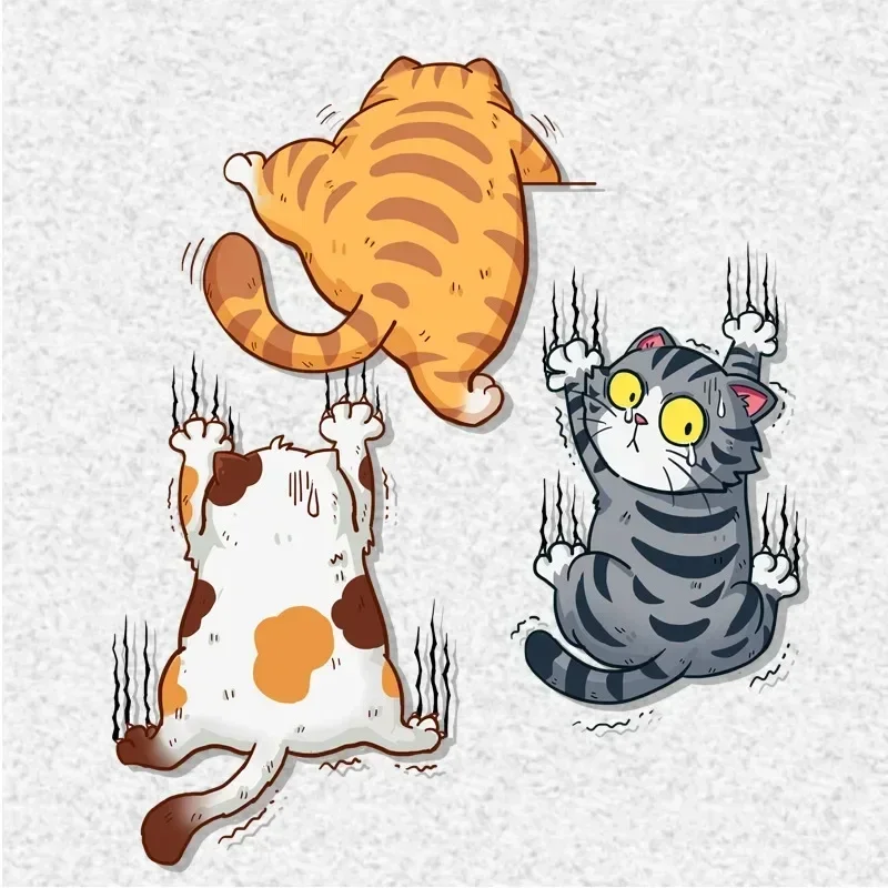 Climbing Cats Animal Styling Stickers Funny Pet Cat Car Sticker Car Body Decoration Auto Decor 1005009222194316
