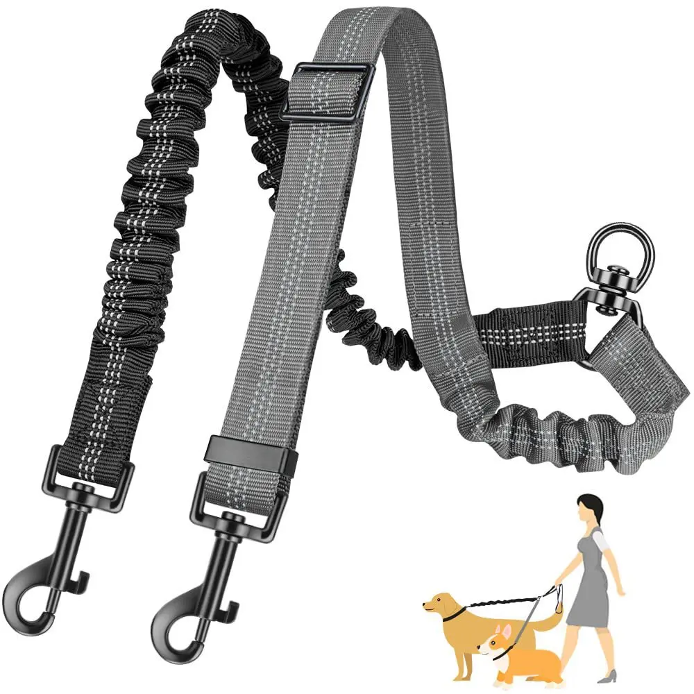 16ft Long Dual Dog Leash Attachment, Double Leashes for Training Small to Large Dogs 1005009230494399