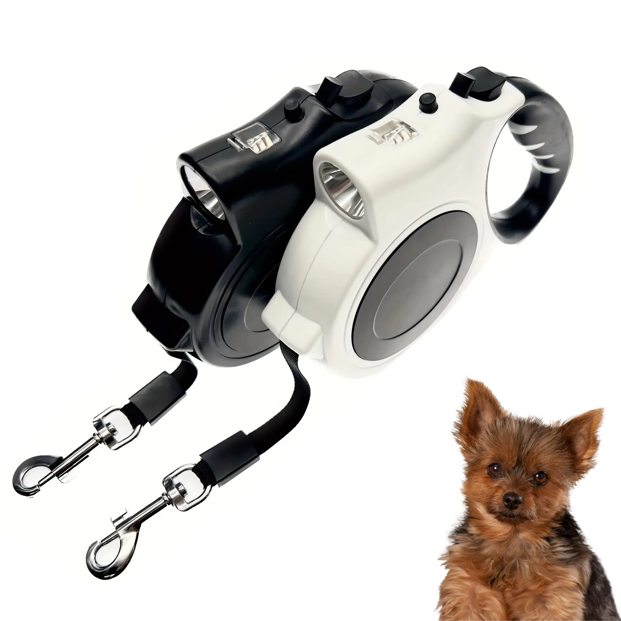 Illuminated Retractable Dog Leash -16ft, Adjustable, ldeal for Medium and Large Dogs (1pc) 1005009243785124