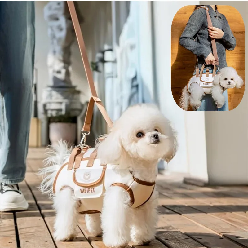 Dog Harness Backpack Pet Carrier for Small Lift Whole Body Sling Strong Load Bearing Cat Crossbody 1005009245350918