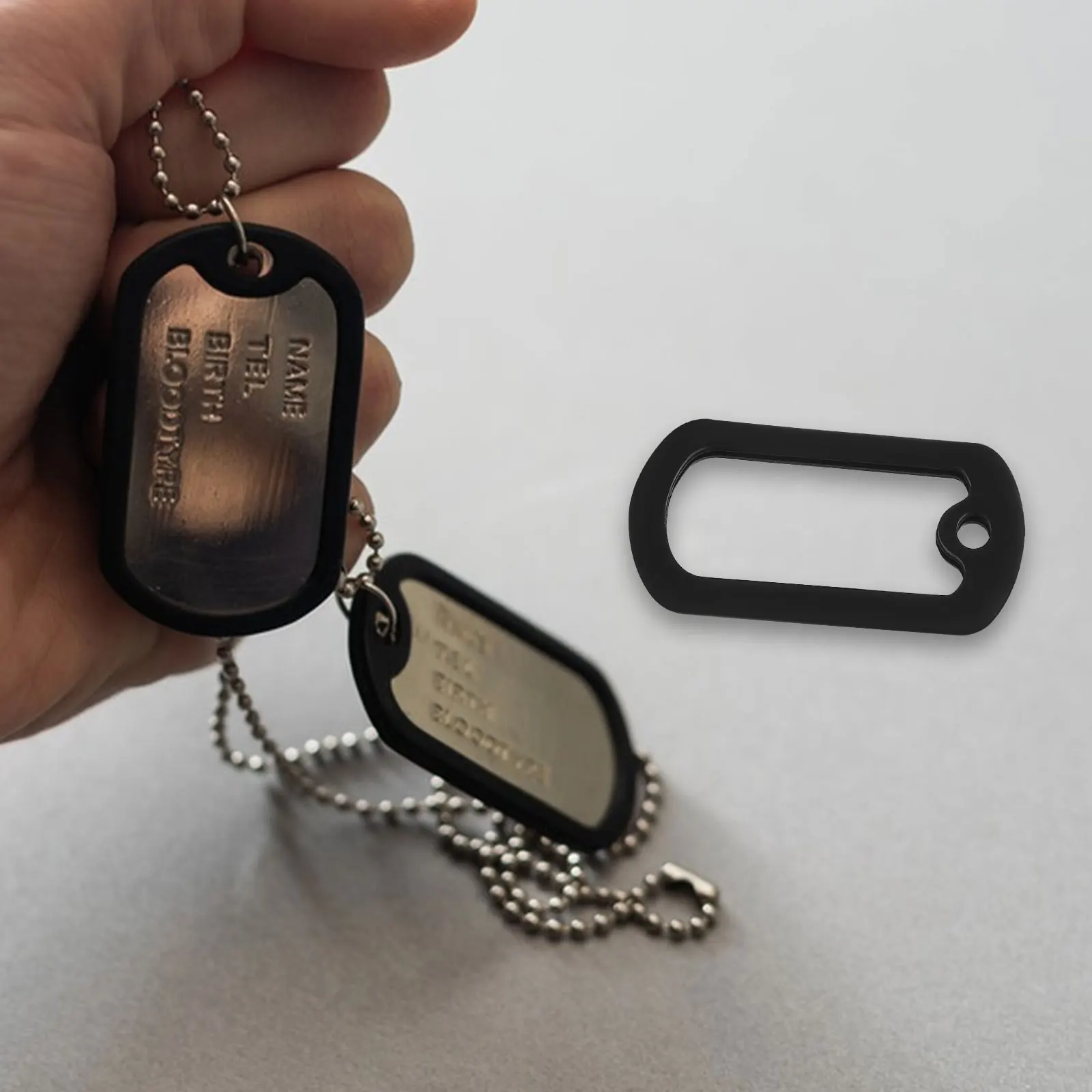 Dog Silicone Military Style Dog Silicone Pet ID Protective Cover Pet Supply (12pcs) 1005009252192282
