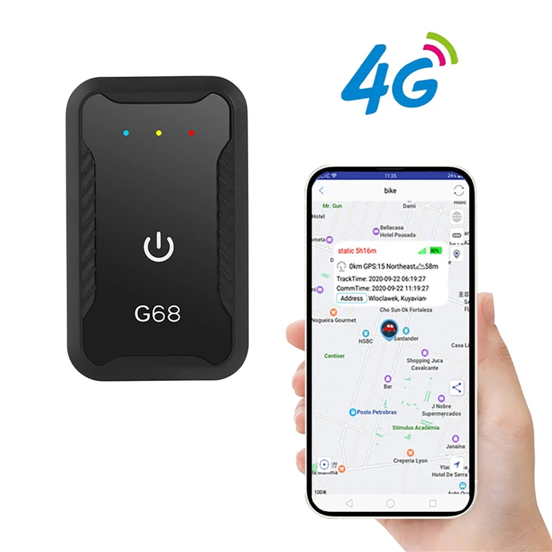 GPS Tracker Car 4G GPS Locator Anti-Lost Device Health Monitoring Pedometer for Children and The (4G) 1005009279570884