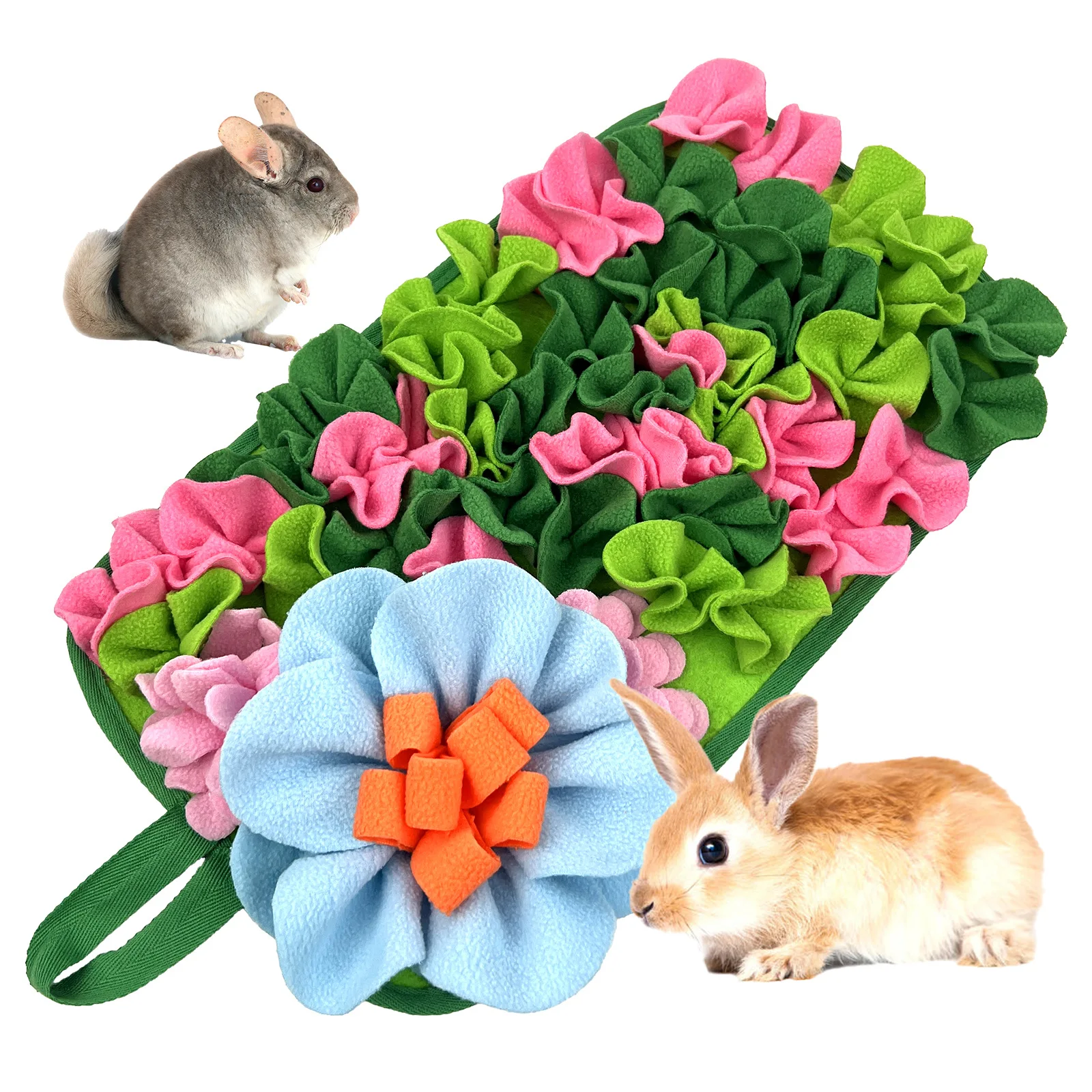 Small Animal Foraging Mat Suitable for Rabbits, Dogs, Hedgehogs, Guinea Pigs, Pigs, Interactive Toys 1005009290088803