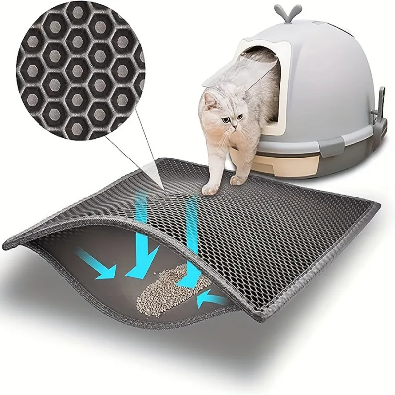 Litter Box Mat Litter Cat Sandbox Mat Cat Tray Pet MSCZ04 1005009338293500