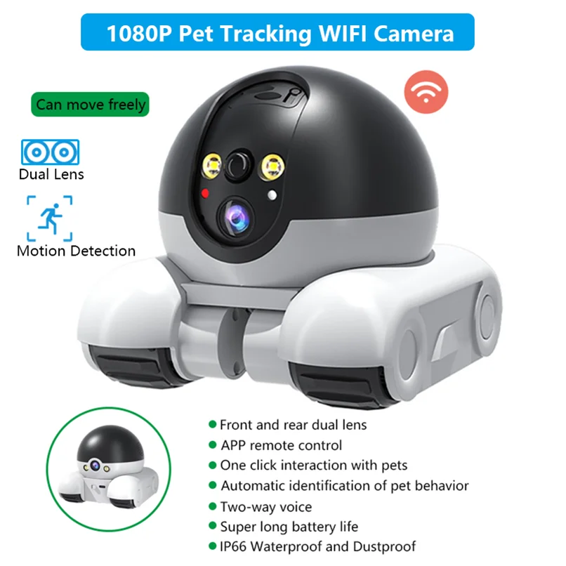 1080P Pet Tracking WIFI Camera Home Security Protection Surveillance Mobile APP Remote Control Baby 1005009346798033