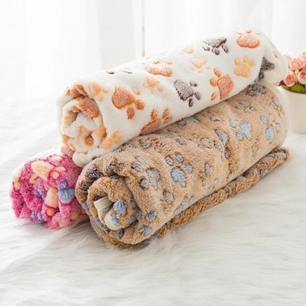 Soft Fluffy Pet Blanket Cozy Cartoon Pattern Mat Warm Comfortable Blanket for Cats Dogs 1005009354417577
