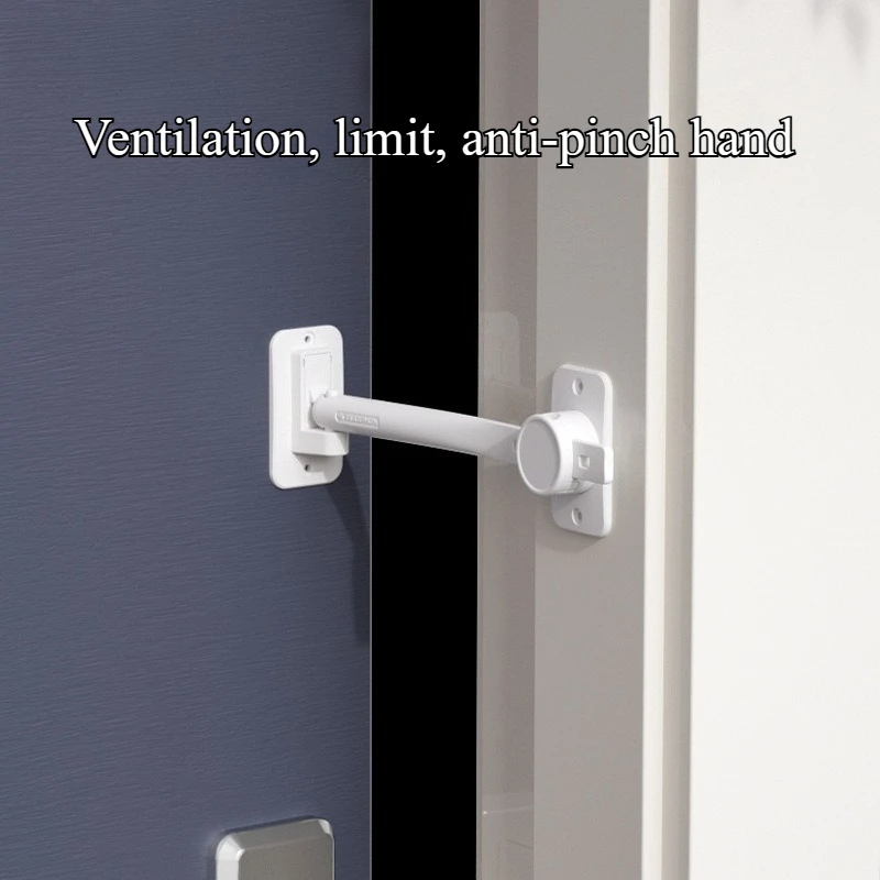Door Seam Fixer Ventilation and Anti-Closing Clip Hand Cat Pet Snap Closing Device Children Limit 1005009381023377