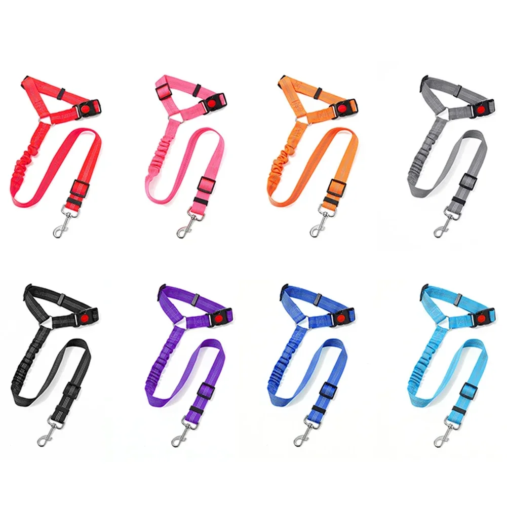 Adjustable Car Pet Dog Seat Belt Leash Vehicle Pet Safety Collar Accessories Attachment 1005009392660789