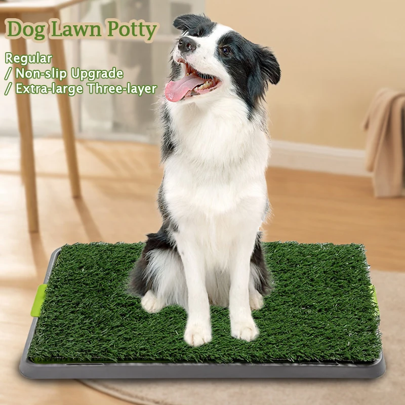 Pet Dog Toilet Artificial Grass Potty Splashproof Washable Reusable Pee Pads Training Puppy Pad 1005009419458757