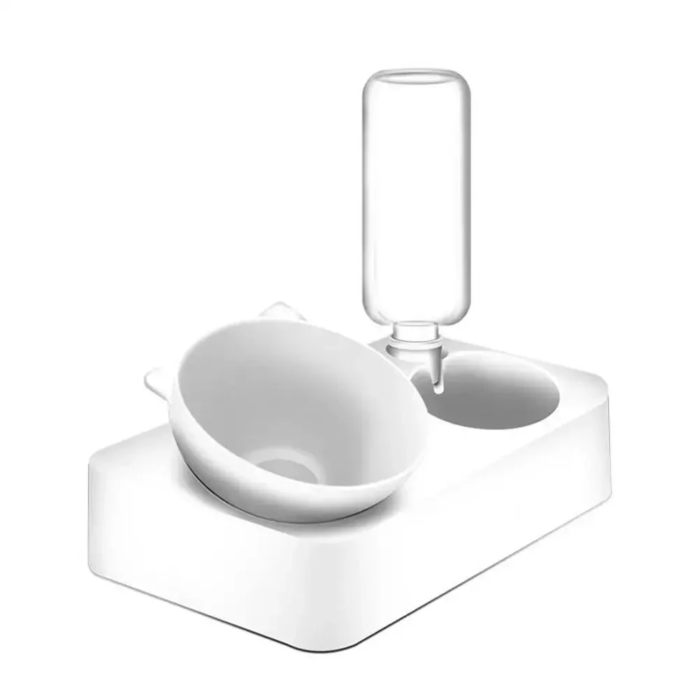 Automatic Feeder Pet Supplies with Double Bowl Food and Water Dispenser Raised Stand Dish Bowls 1005009460778254