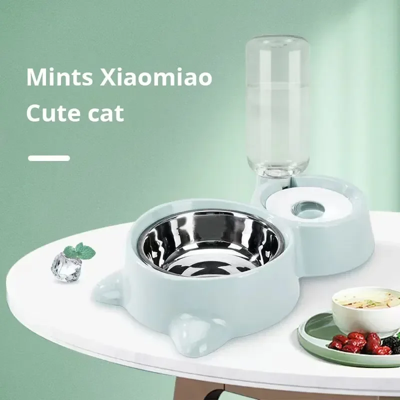 Blue Pet Dog Cat Bowl Fountain Automatic Food Water Feeder Container for Cats Dogs Drinking 1005009493969468