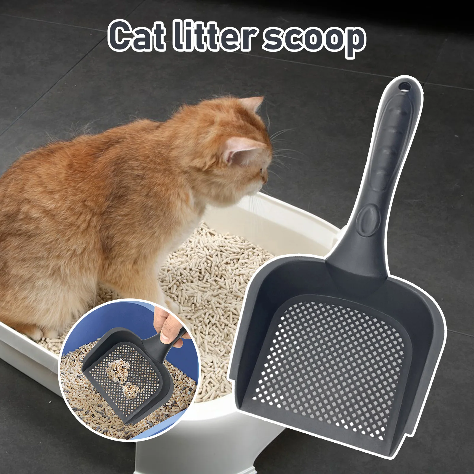 Pet Feces Shovel Hollow Washable Litter Poop Separator Bathroom Thickened Cat Litters Shovel 1005009515446184