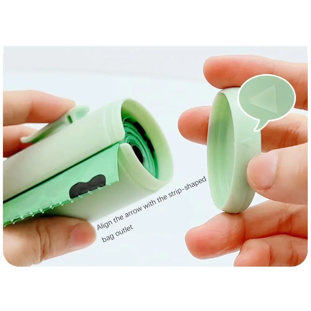 PP+PE Dog Poop Bag Dispenser Hanging/Clip Visible Window Puppy Waste Holder Portable with Hook Pet 1005009534846817