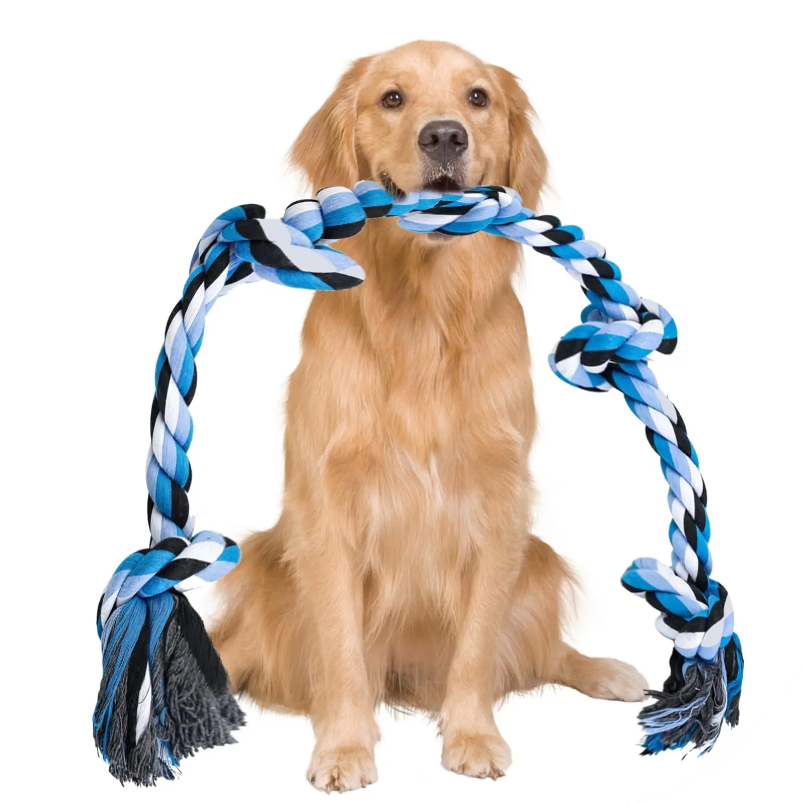 " Indestructible Dog Rope Toy - Heavy Duty Chew & Teeth Cleaner for Large Dogs 1005009535588944