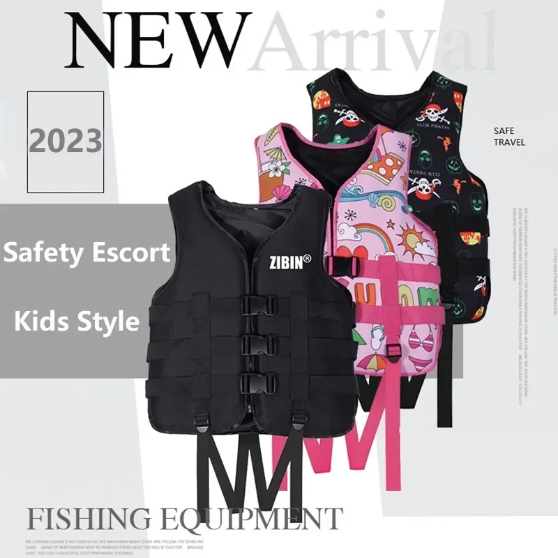 Kids Life Vest Floating Water Sports Safety Neoprene Jacket Kayak Boating Swimming Surfing Drifting 1005009553448006