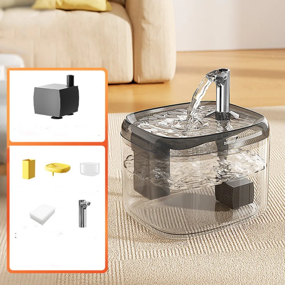 Cat Drinking Fountain Large Capacity Removable Automatic Water Dispenser Quiet Operation (1.5L) 1005009590686171