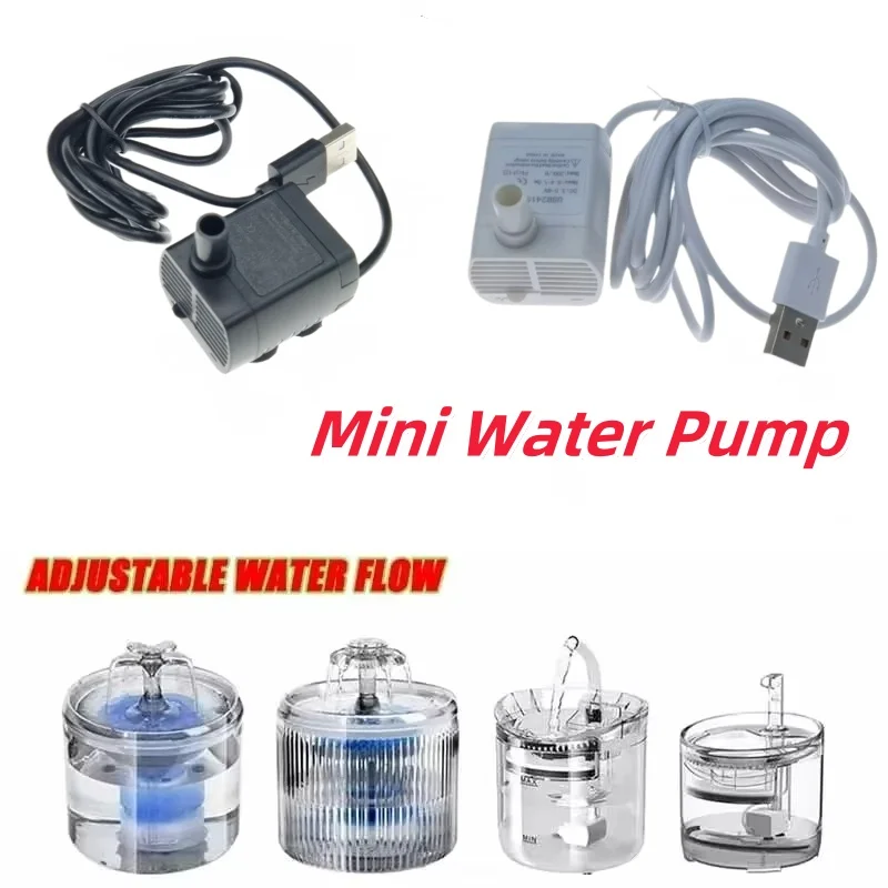 Water Pump Pet Cat Water Dispenser Anti Dry Burning Motor Cat Flower Water 1005009604882800