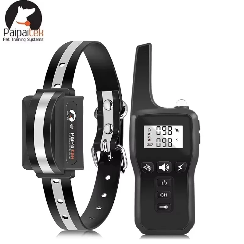 Dog Training Collar with Remote Control, Waterproof Electric Collar for All Size Dogs (1000m) 1005009614134217