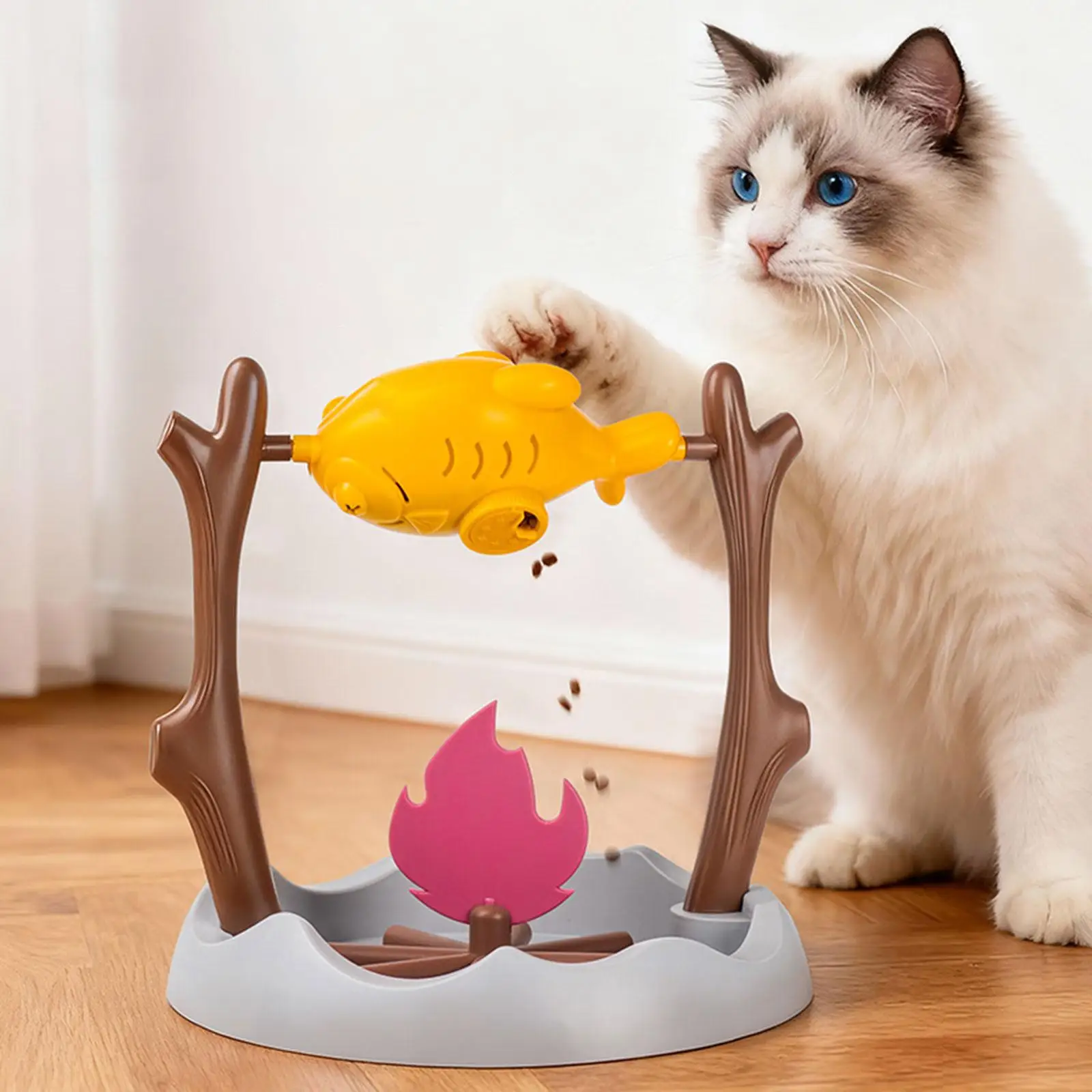 Creative Cats Slow Feeding Snack Toy Pet Interactive Food Feeding Device Educate Toys Fun Roast 1005009658838738