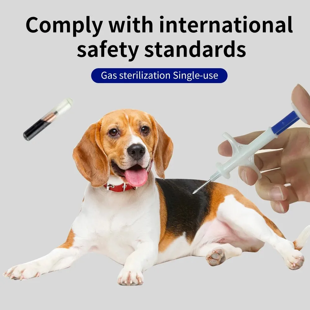 Pet Microchip Syringe 134.2KHz FDX-B EM4305 ID Chip, for Dogs Cats Horses Fish 1005009666039522